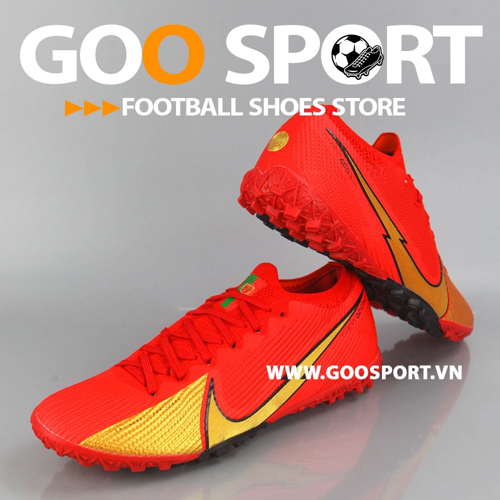 Nike Mercurial Vapor 13 TF tia chớp đỏ