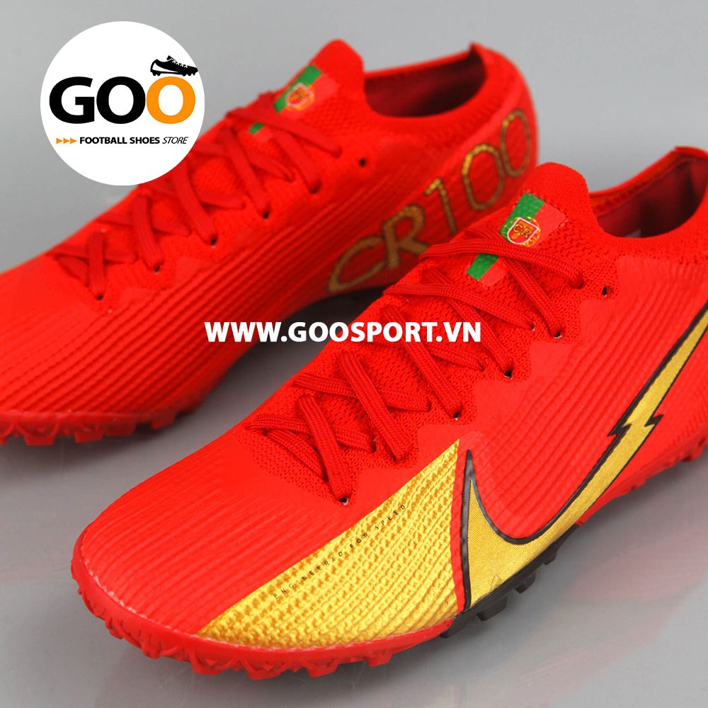 Nike Mercurial Vapor 13 TF tia chớp đỏ