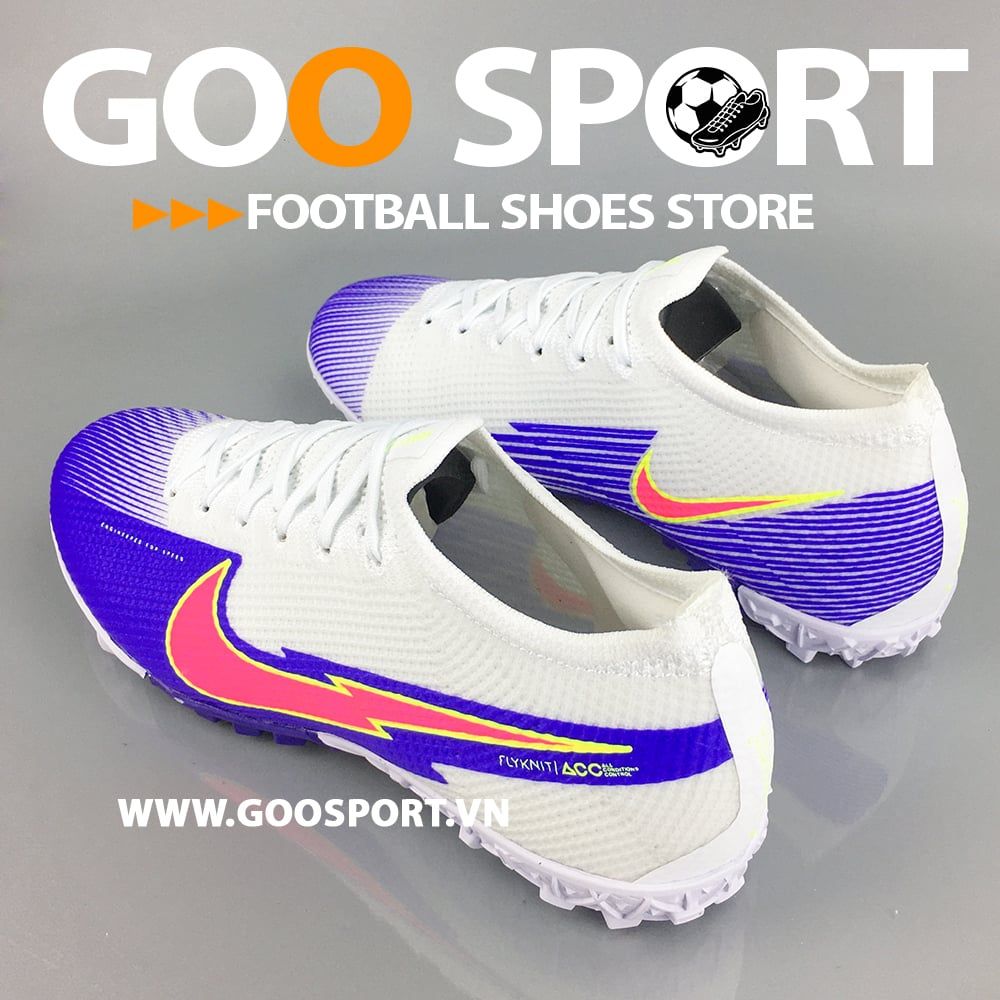 Nike Mercurial Vapor 13 TF tia chớp xanh đỏ