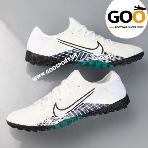 Nike Mercurial Vapor 13 TF trắng xanh cổ vịt