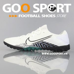 Nike Mercurial Vapor 13 TF trắng xanh cổ vịt