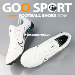 Nike Mercurial Vapor 13 TF trắng xanh cổ vịt