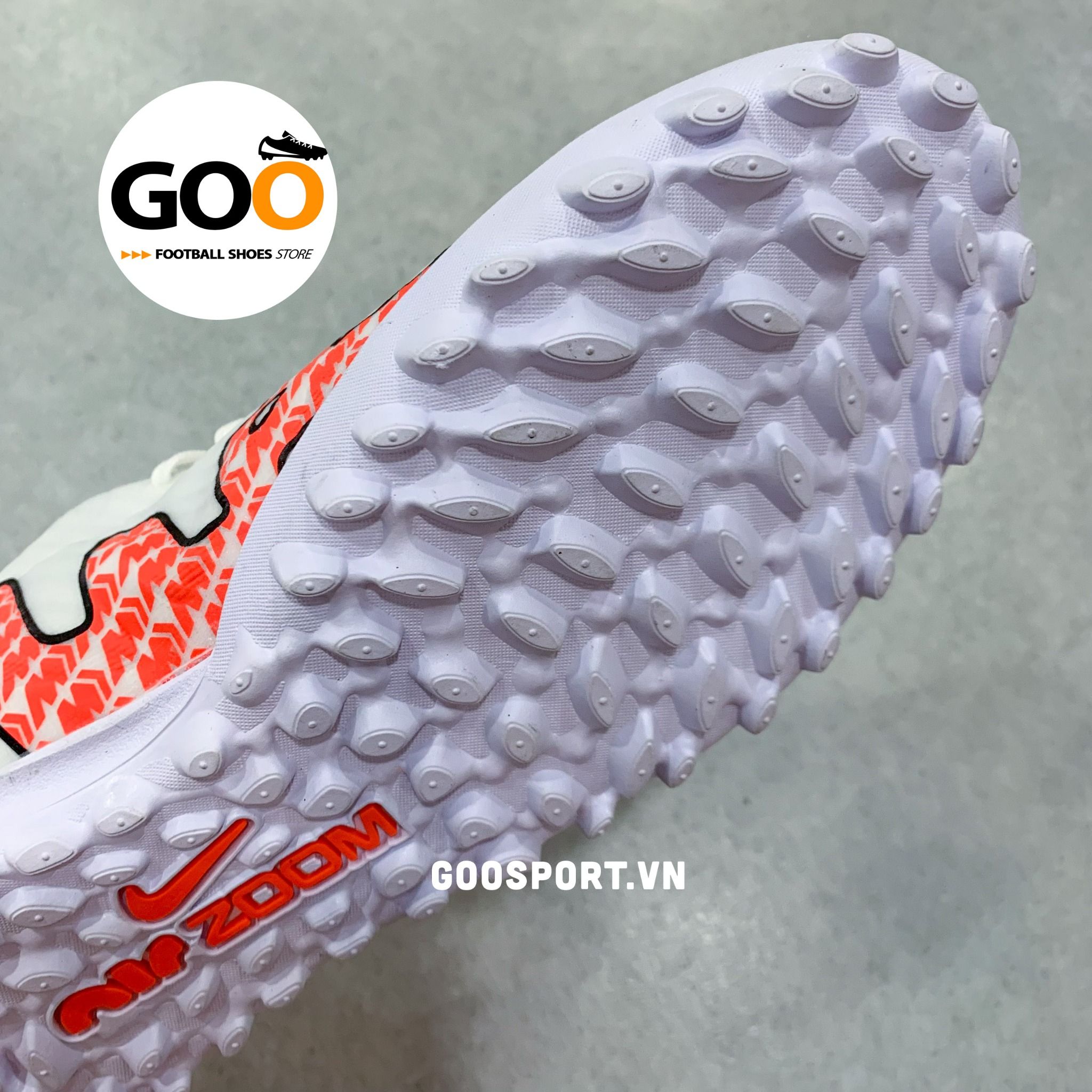 Mercurial Vapor 15 TF cổ rời trắng đỏ