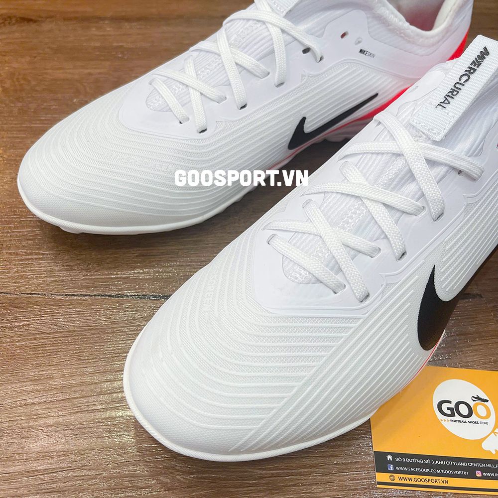 Mercurial Vapor 15 TF trắng gót đỏ