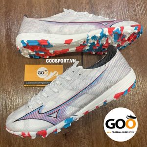 Mizuno Alpha TF trắng sọc đỏ