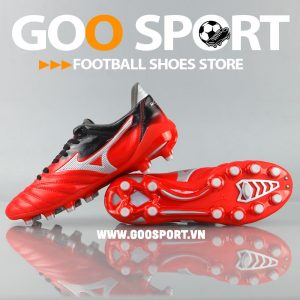 Mizuno FG đỏ - Giày đá bóng sân cỏ tự nhiên