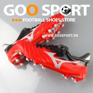 Mizuno FG đỏ - Giày đá bóng sân cỏ tự nhiên