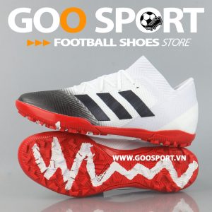 Adidas Nemeziz 18.3 TF trắng mũi đen