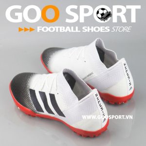 Adidas Nemeziz 18.3 TF trắng mũi đen