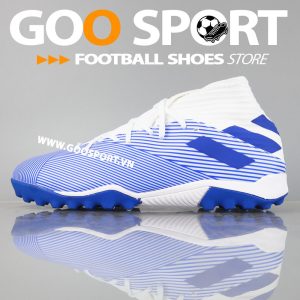 Adidas Nemeziz TF 19.3 xanh dương trắng