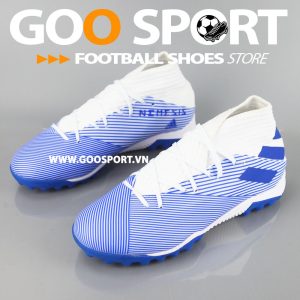 Adidas Nemeziz TF 19.3 xanh dương trắng