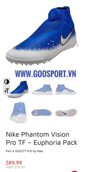 giày đá bóng nike phantom vision