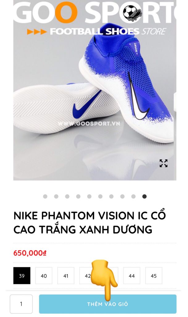 nike phantom vision ic