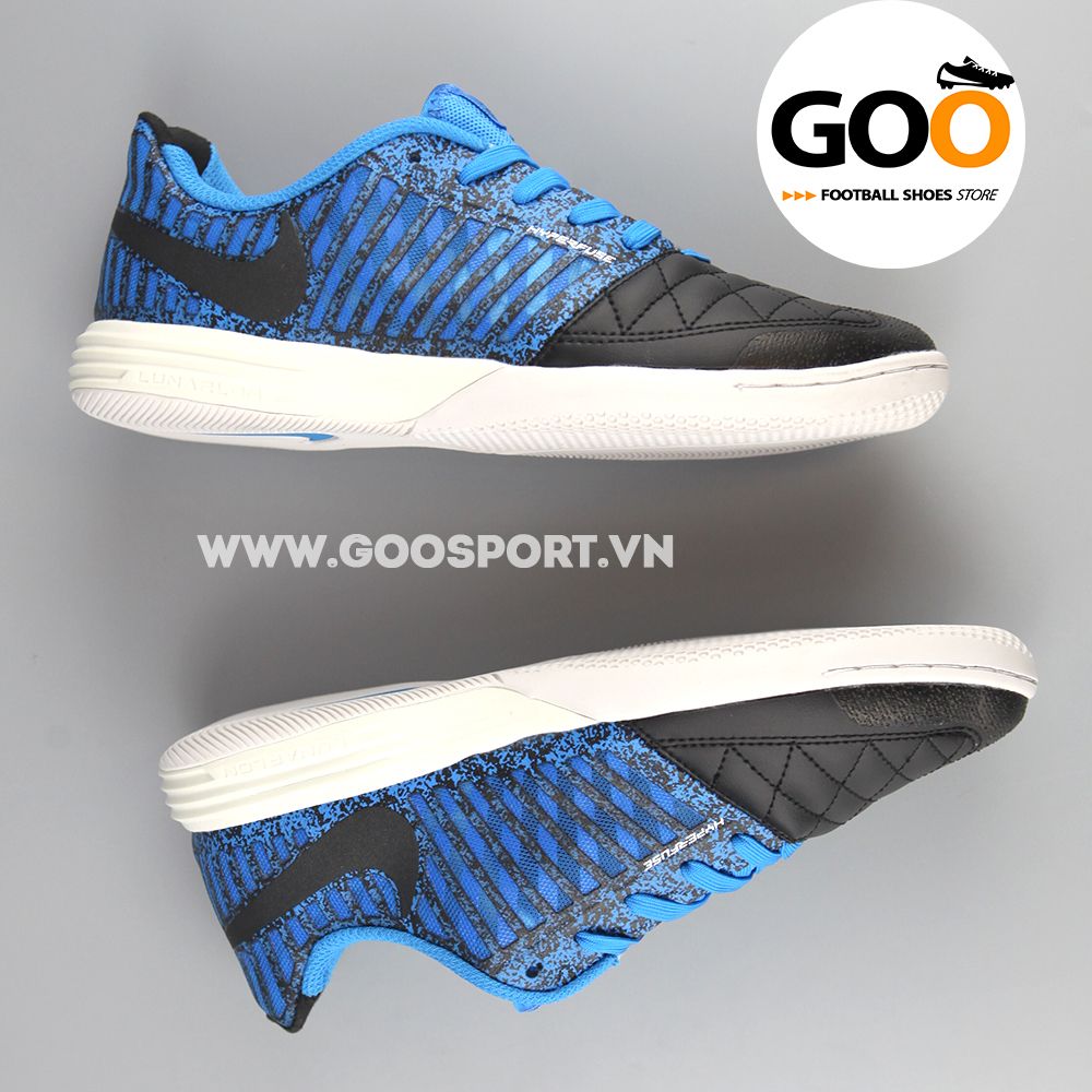 Nike Lunar Gato 2 IC đen xanh dương