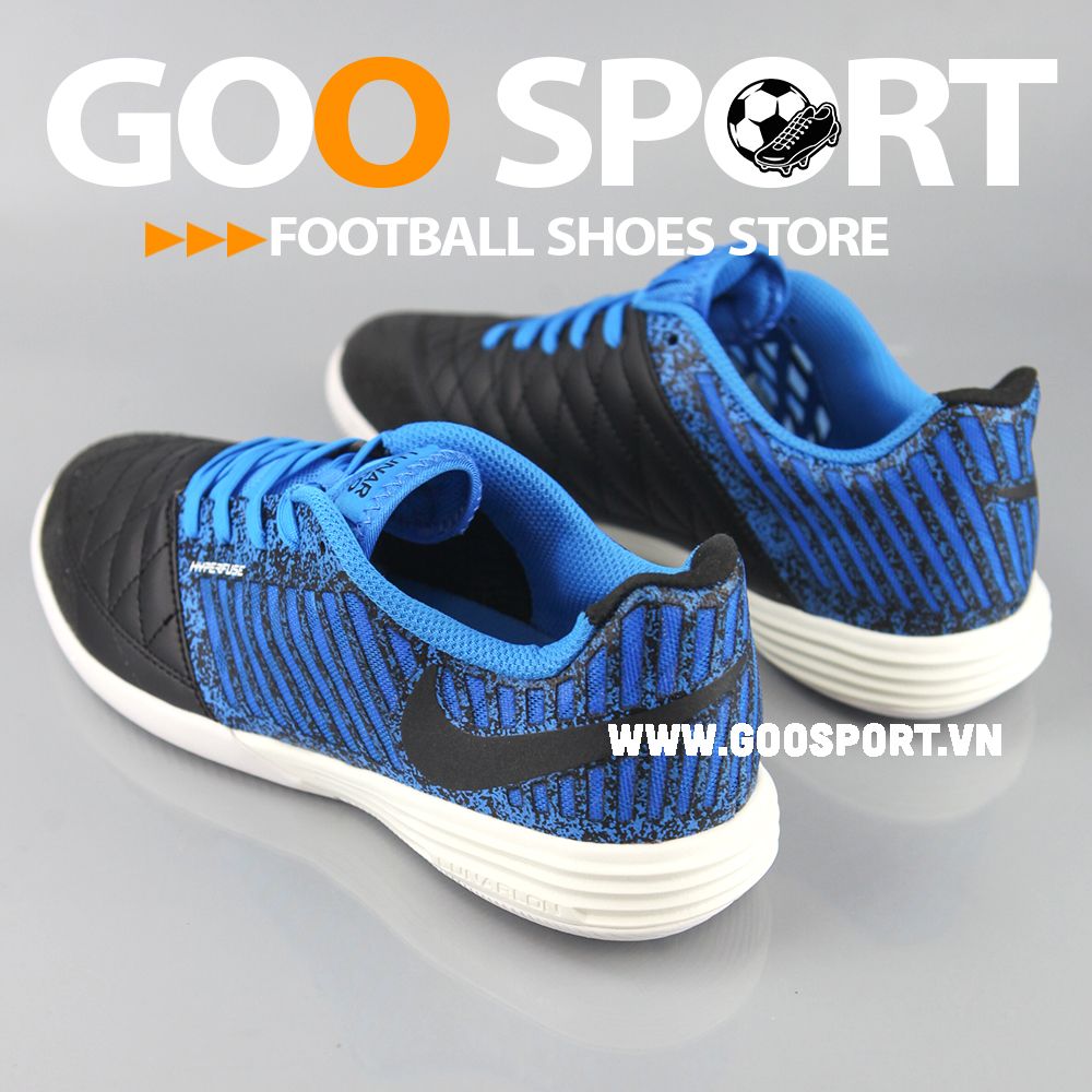 Nike Lunar Gato 2 IC đen xanh dương