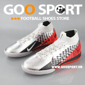 Nike Mercurial Superfly 7 IC xám đen đỏ