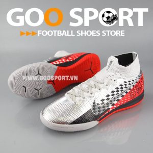 Nike Mercurial Superfly 7 IC xám đen đỏ