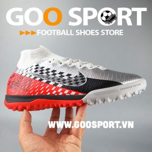 Nike Mercurial Superfly 7 TF xám đen đỏ