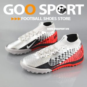 Nike Mercurial Superfly 7 TF xám đen đỏ