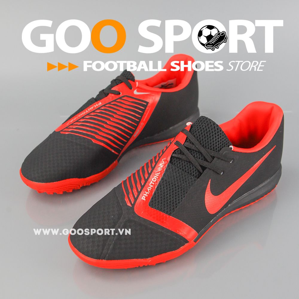 Nike Phantom Venom TF đen đỏ