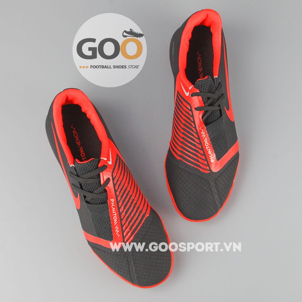 Nike Phantom Venom TF đen đỏ
