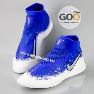 Nike Phantom Vision IC cổ cao trắng xanh dương