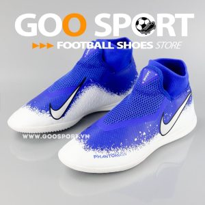 Nike Phantom Vision IC cổ cao trắng xanh dương