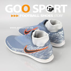 Nike Phantom Vision IC cổ cao xám bạc