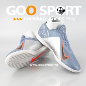 Nike Phantom Vision IC cổ cao xám bạc