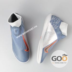 Nike Phantom Vision IC cổ cao xám bạc