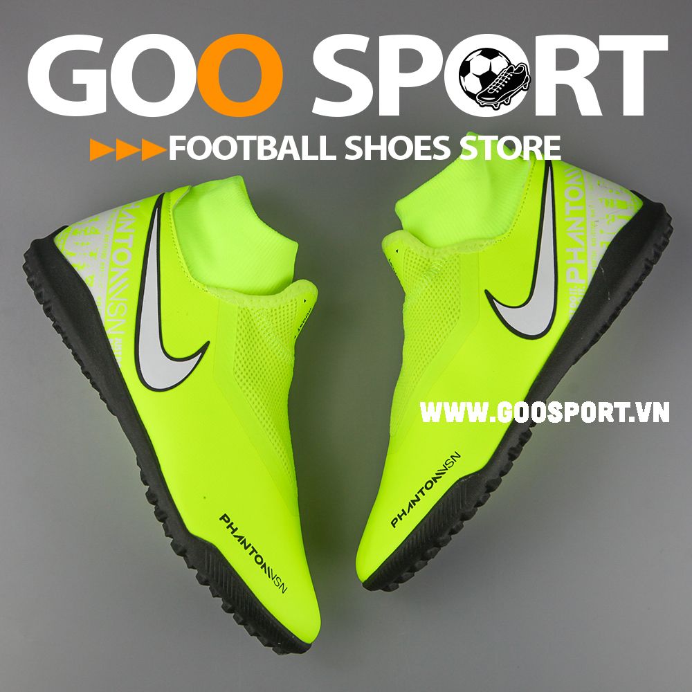 Nike Phantom Vision TF cổ cao dạ quang