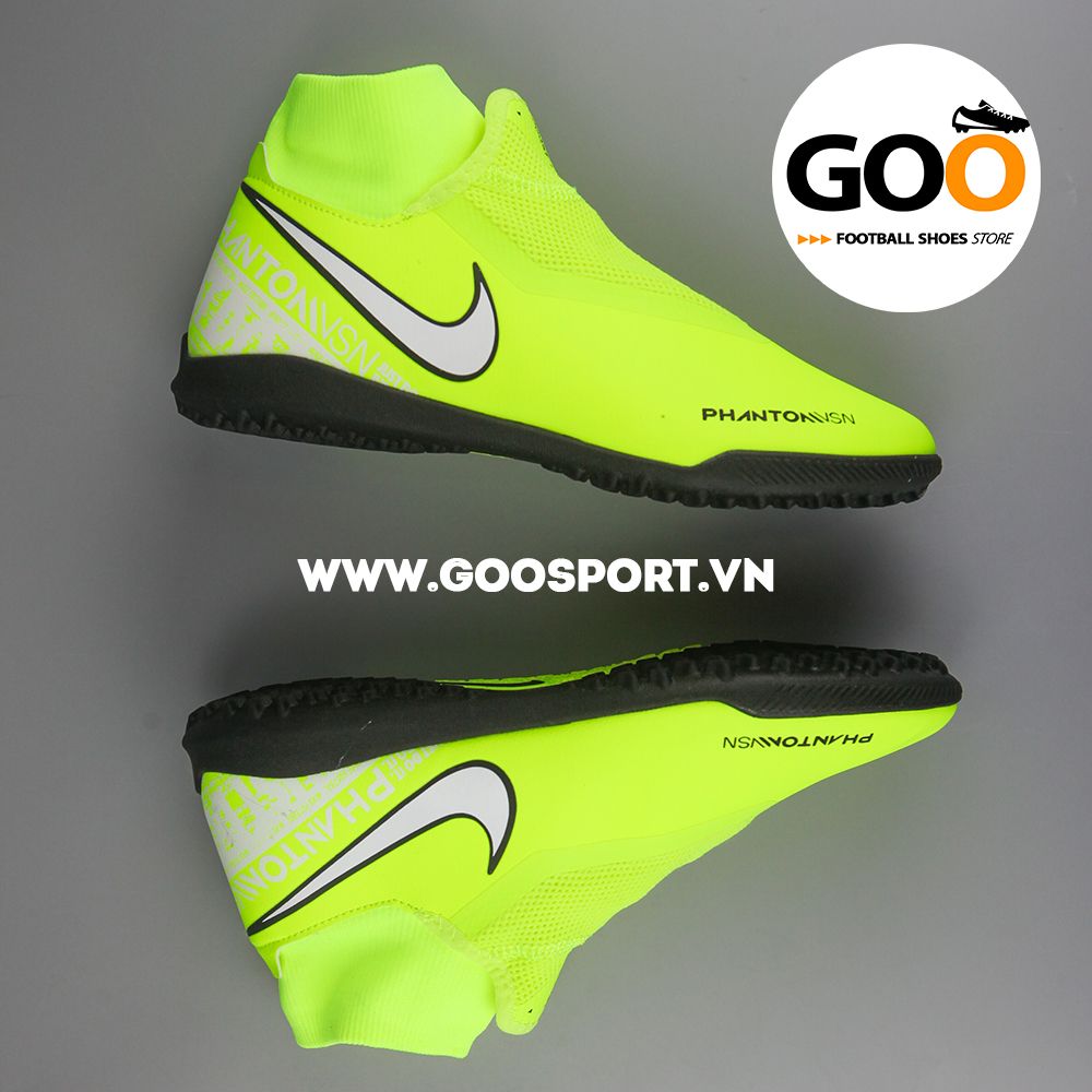 Nike Phantom Vision TF cổ cao dạ quang