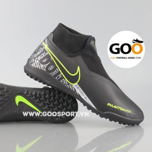 Nike Phantom Vision TF cổ cao đen full