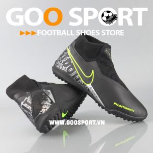 Nike Phantom Vision TF cổ cao đen full