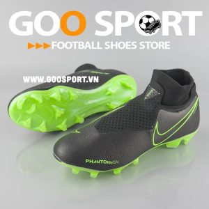 Nike Phantom Vision FG cổ cao Đen - Giày đá bóng sân cỏ tự nhiên