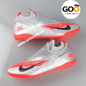 Nike Phantom Vision 2 TF cổ cao xám cam