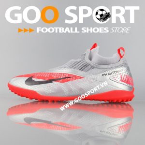 Nike Phantom Vision 2 TF cổ cao xám cam