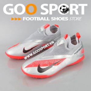 Nike Phantom Vision 2 TF cổ cao xám cam