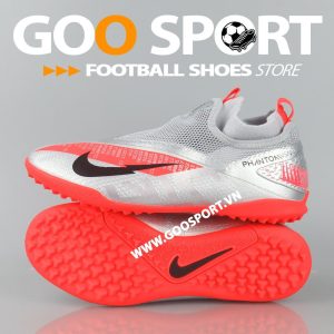 Nike Phantom Vision 2 TF cổ cao xám cam