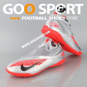 Nike Phantom Vision 2 TF cổ cao xám cam