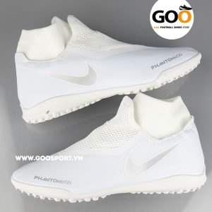 Nike Phantom Vision TF cổ cao trắng full