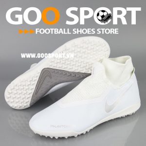 Nike Phantom Vision TF cổ cao trắng full