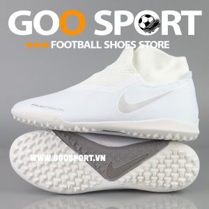 Nike Phantom Vision TF cổ cao trắng full