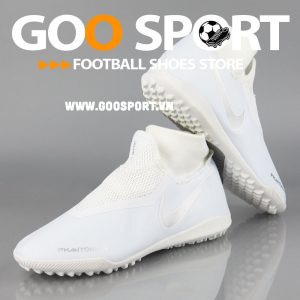 Nike Phantom Vision TF cổ cao trắng full