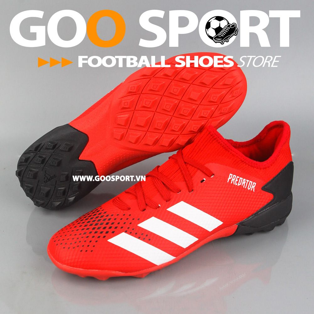 Adidas Predator 20.3 TF đỏ gót đen