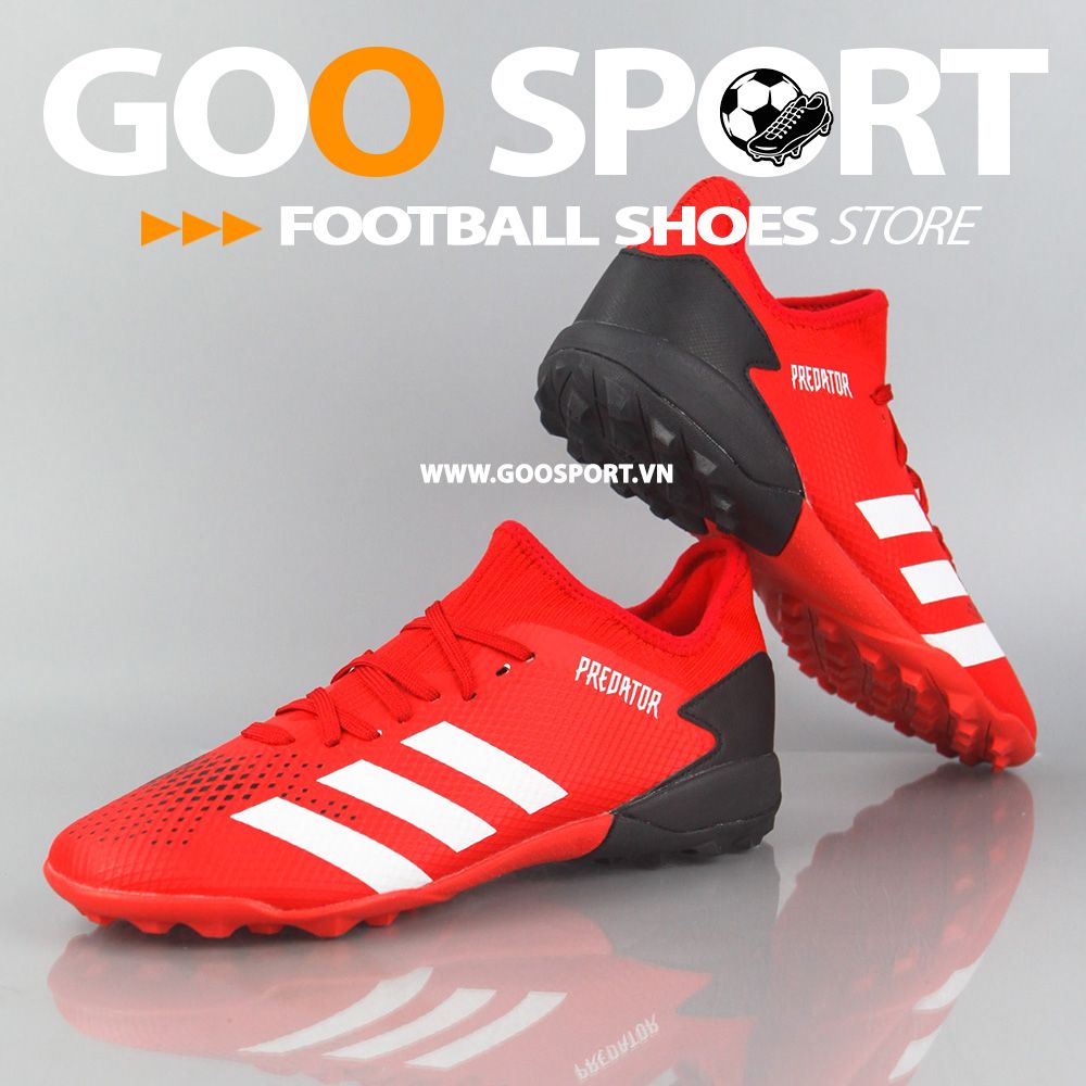 Adidas Predator 20.3 TF đỏ gót đen