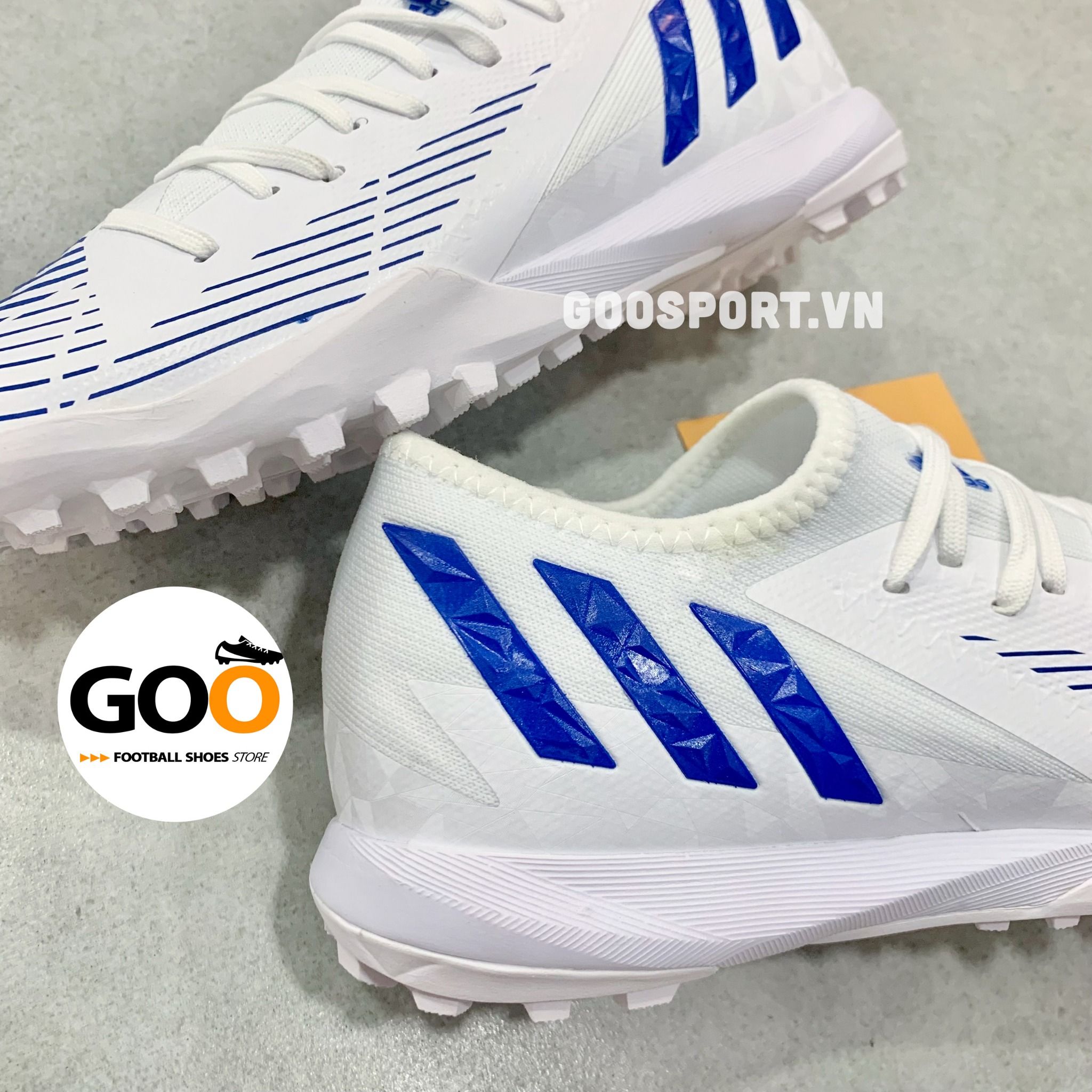 Predator Edge 1 TF trắng xanh dương