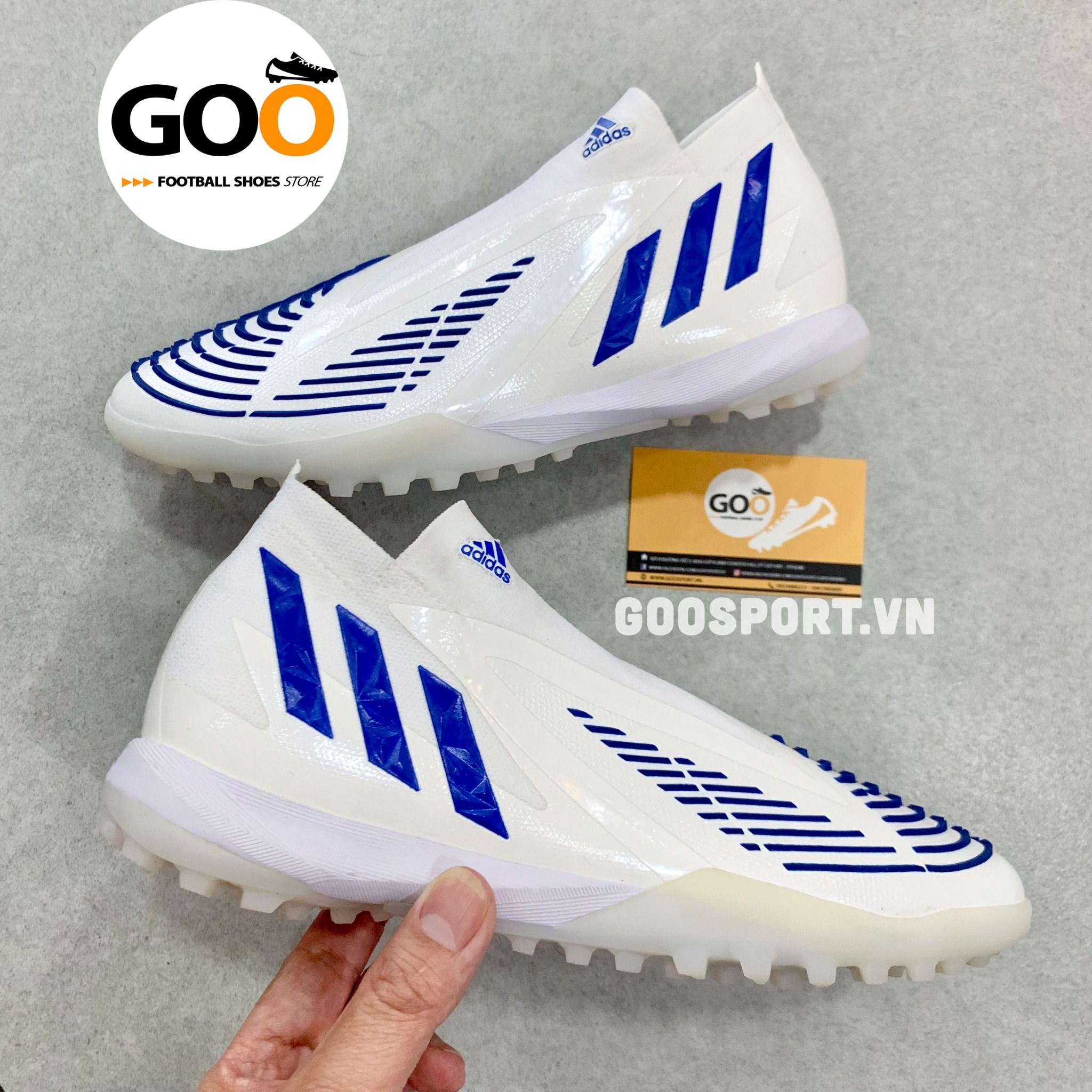 Predator Edge LZ TF không dây trắng xanh dương