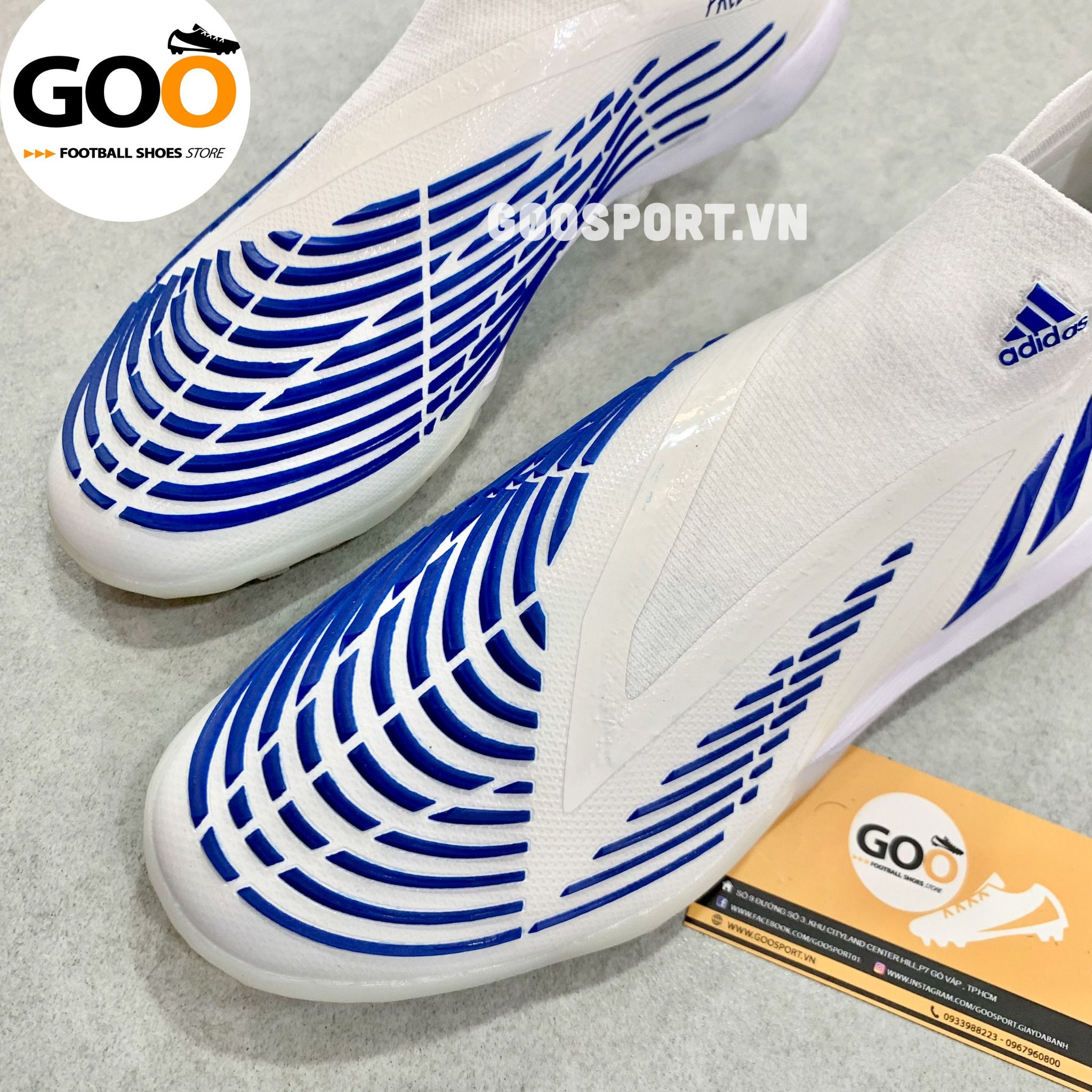 Predator Edge LZ TF không dây trắng xanh dương