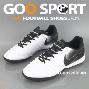 Nike Tiempo 7 TF trắng gót đen